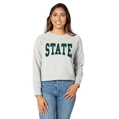 Michigan State University Girl Boxy Raglan Sweatshirt