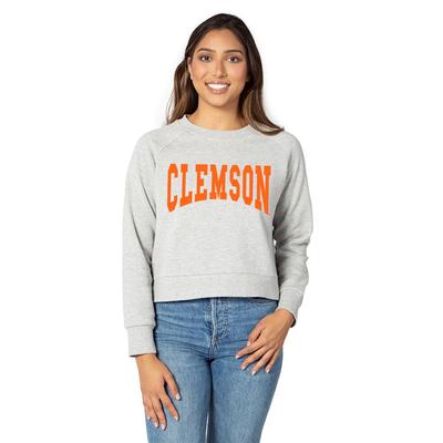 Clemson University Girl Boxy Raglan Sweatshirt