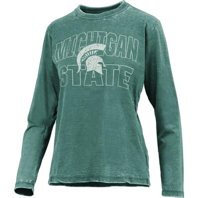 Michigan State Pressbox Vintage Maxine Top