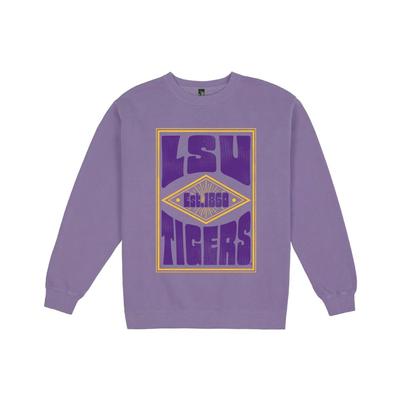 LSU Uscape Poster Pigment Dyed Crew