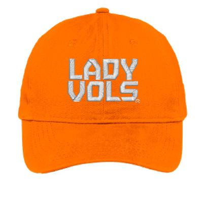 Tennessee Lady Vols Jersey Font Adjustable Hat
