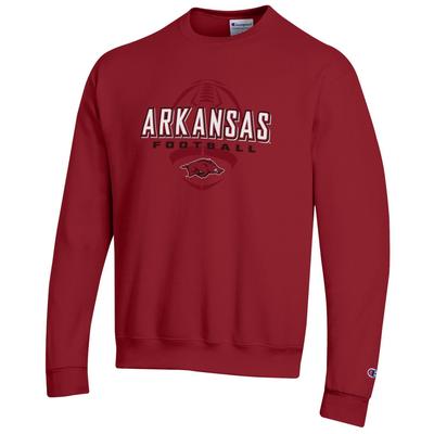 Arkansas Champion Football Wordmark Sweatshirt