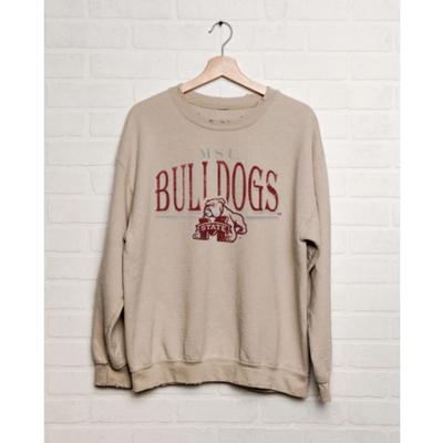 Mississippi State LivyLu 80`s Bulldogs Thrifted Sweatshirt