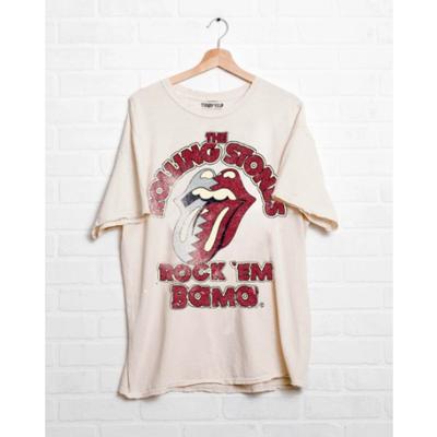 Alabama LivyLu Rolling Stones Rock `Em Thrifted Tee