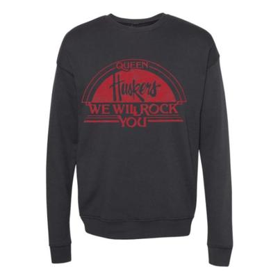 Nebraska LivyLu We Will Rock You Thrifted Sweatshirt