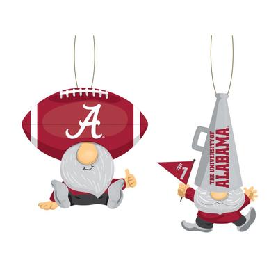 Alabama 2-Piece Gnome Fan Ornaments
