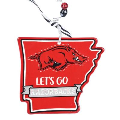 Arkansas Glory Haus Let's Go Ornament