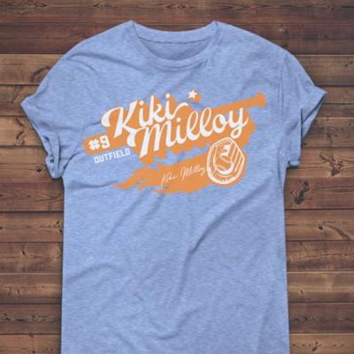Tennessee Lady Vols Kiki Milloy Shadow Script Outfield Tee