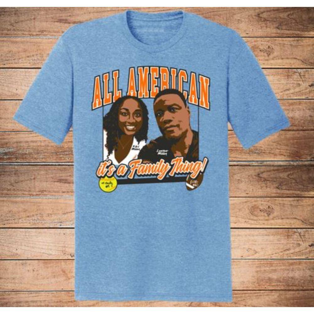  Tennessee Lady Vols Kiki Milloy And Lawyer Milloy Family Tee