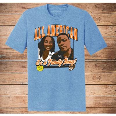 Tennessee Lady Vols Kiki Milloy and Lawyer Milloy Family Tee