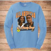  Tennessee Lady Vols Kiki Milloy And Lawyer Milloy Family Long Sleeve Tee