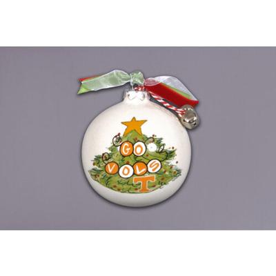 Tennessee Magnolia Lane Ceramic Go Vols Tree Ornament