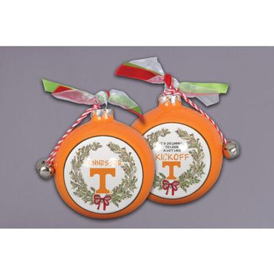 Tennessee Magnolia Lane Ceramic Kickoff Ornament