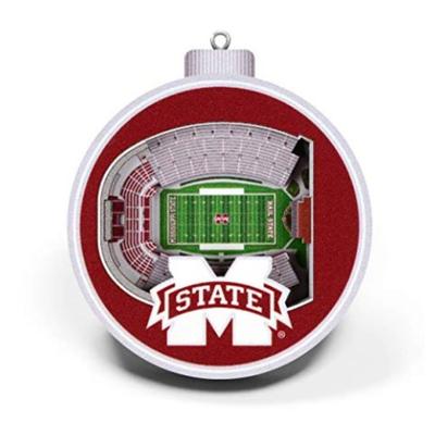Mississippi State 3D Stadium Ornament