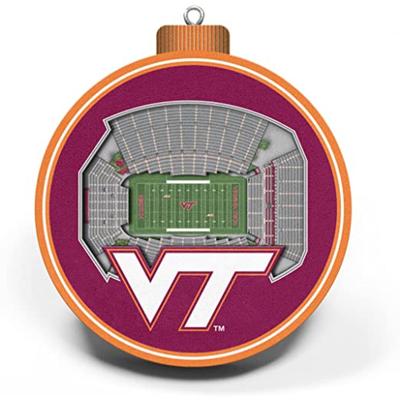 Virginia Tech 3D Stadium Ornament