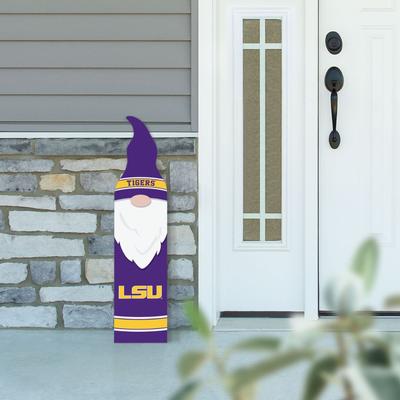 LSU Gnome Porch Sign
