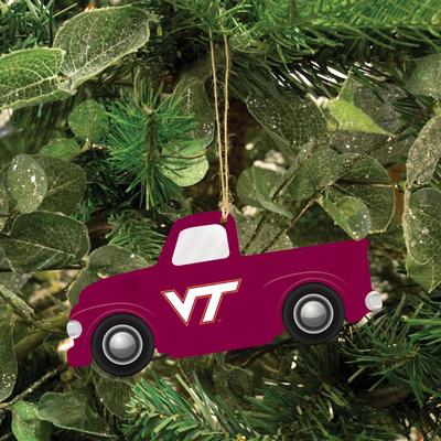 Virginia Tech Truck Ornament