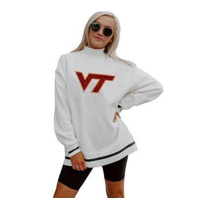 Virginia Tech Gameday Couture Mock Neck Pullover