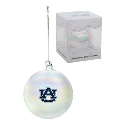 Auburn Hand Blown Glass Ball Ornament