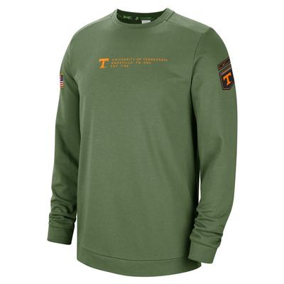 Tennessee Nike Dri-Fit Military Fleece Crew