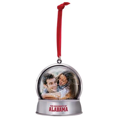 Alabama Magnetic Photo Snow Globe Ornament