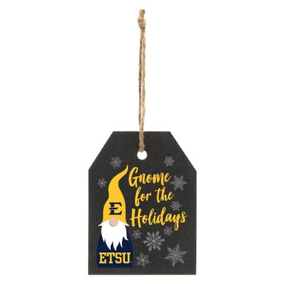 ETSU Gnome for the Holidays Slate Ornament
