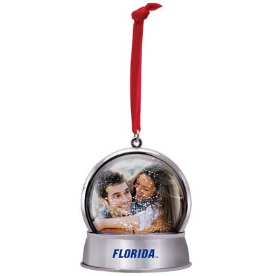 Florida Magnetic Photo Snow Globe Ornament