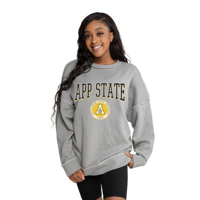 App State Gameday Couture Going Strong Stitch Seam Pullover