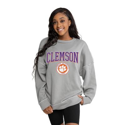 Clemson Gameday Couture Going Strong Stitch Seam Pullover