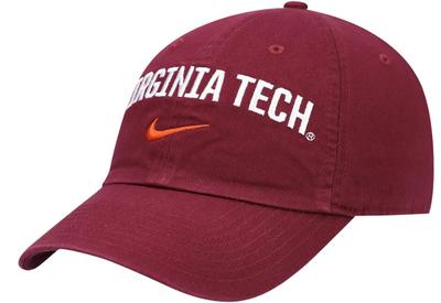 Virginia Tech Nike Heritage 86 Arch Adjustable Cap