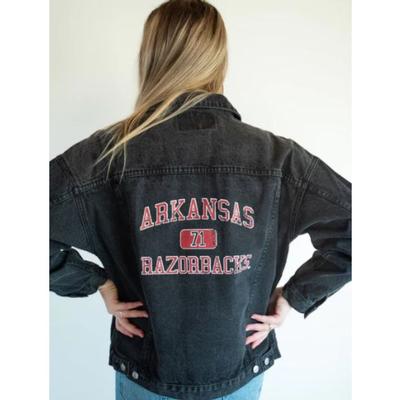 Arkansas Gameday Social Vintage 71 Denim Jacket