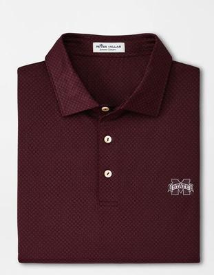 Mississippi State Peter Millar Dolly Printed Performance Polo