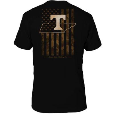 Tennessee US Camo Flag Short Sleeve Tee