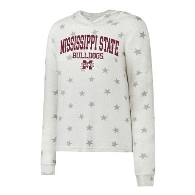 Mississippi State College Concepts Agenda Hooded Pajama Top