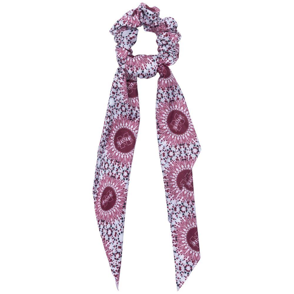 Bulldogs Mississippi State Bursts Women's Hair Scarf Scrunchie