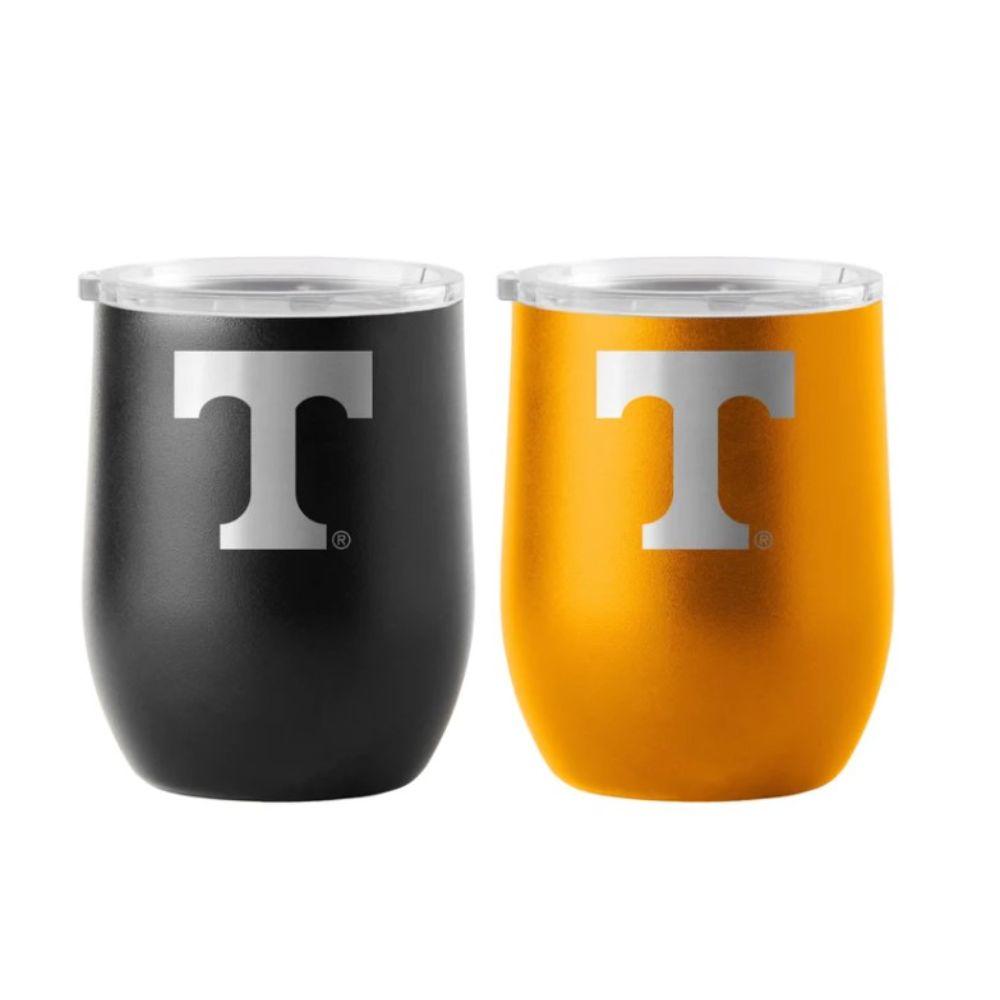  Tennessee 16 Oz Yours And Mine Etched Curved Beverage Set