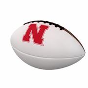  Nebraska Logo Brands Autograph Football