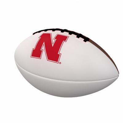 Nebraska Logo Brands Autograph Football