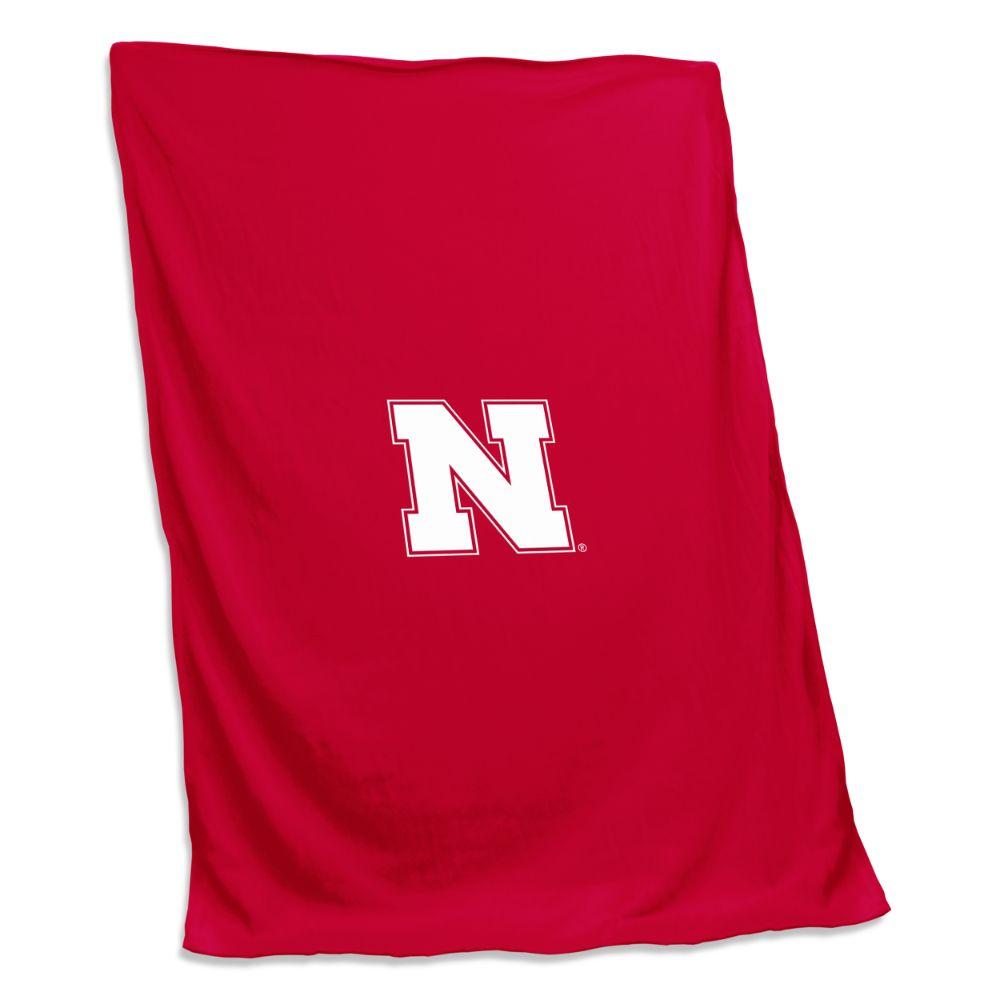  Nebraska Logo Brands Sweatshirt Blanket