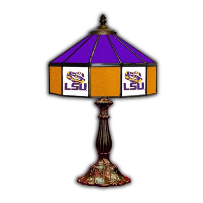 LSU Glass Table Lamp