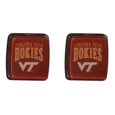 Virginia Tech 2 Pack Square Fridge Magnet