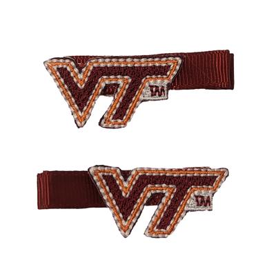 Virginia Tech Pair Embroidered Logo Clip