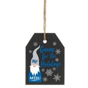  Mtsu Gnome For The Holidays Slate Ornament