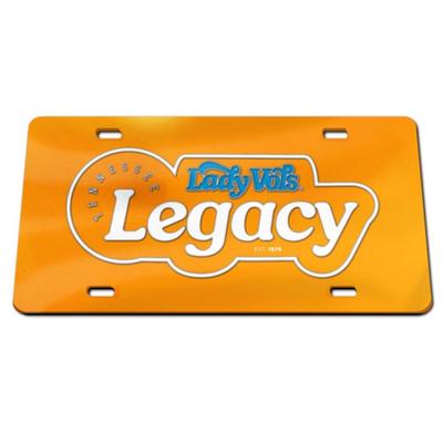 Tennessee Lady Vols Legacy License Plate