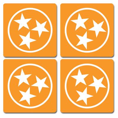Tennessee Tristar 4-Pack Coasters