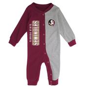 Florida State Gen2 New Born Half Time Long Sleeve Snap Coverall