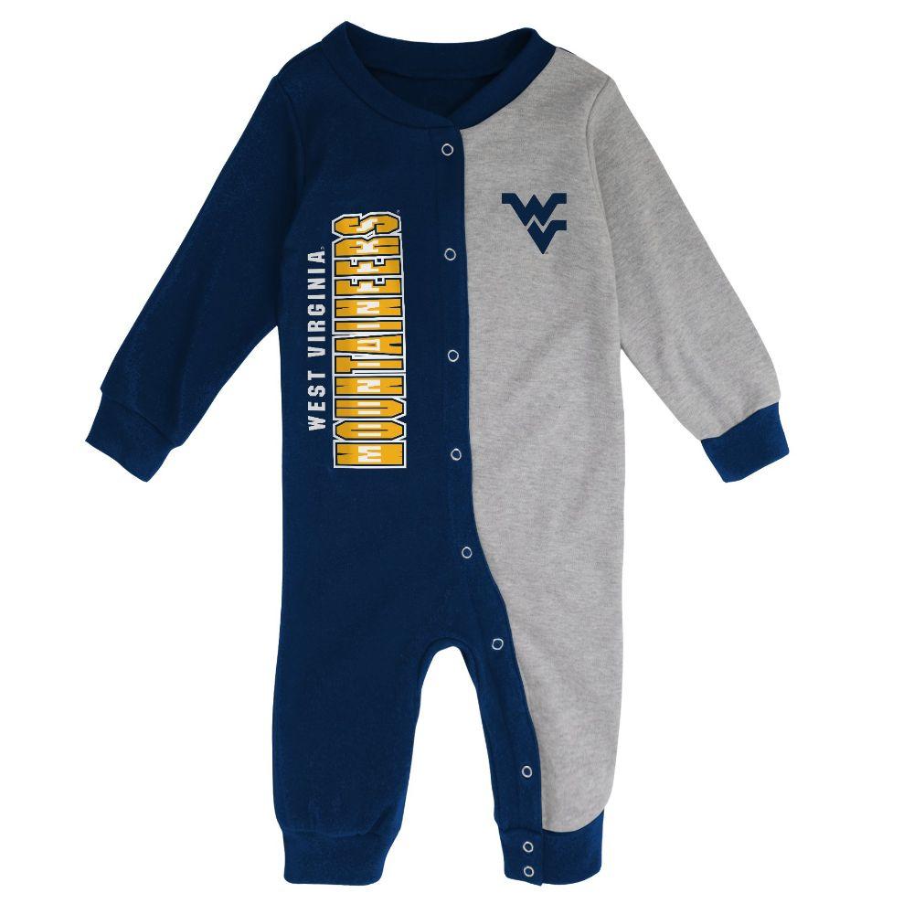  West Virginia Gen2 Infant Half Time Long Sleeve Snap Coverall