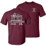  Mississippi State 2022 Egg Bowl We Conquered Score Tee