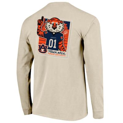 Auburn Aubie Polaroid Stadium Comfort Colors Long Sleeve Tee