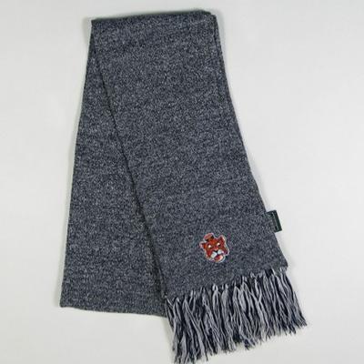 Auburn Vault Aubie Fringed Knit Marled Scarf